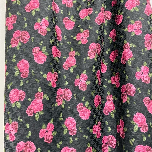 Torrid Womens Plus Floral Tea Length Woven Jacquard Lace Trim Cami Dress Size - Picture 10 of 10